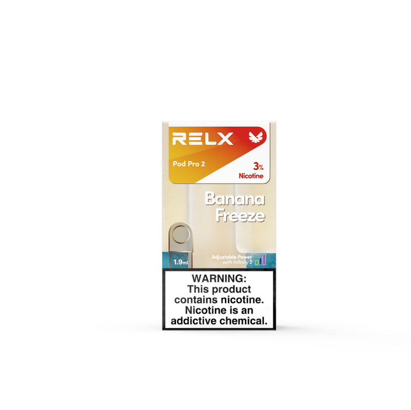 Relx Banana Freeze Pod 3% - Shams Shopping Centre Relx  