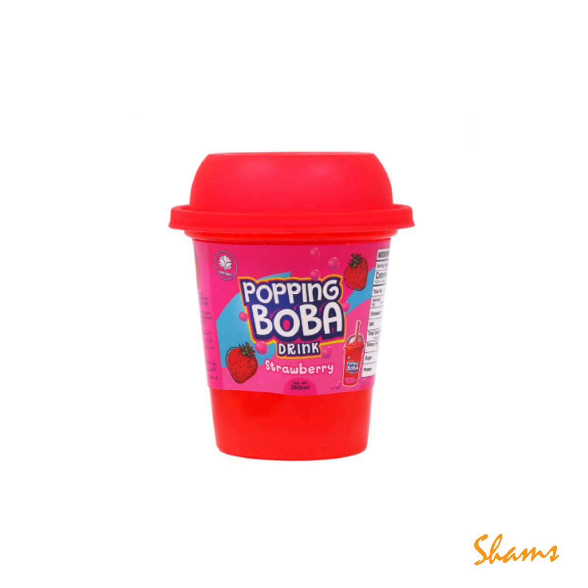 Popping Boba Drink Strawberry 280ml