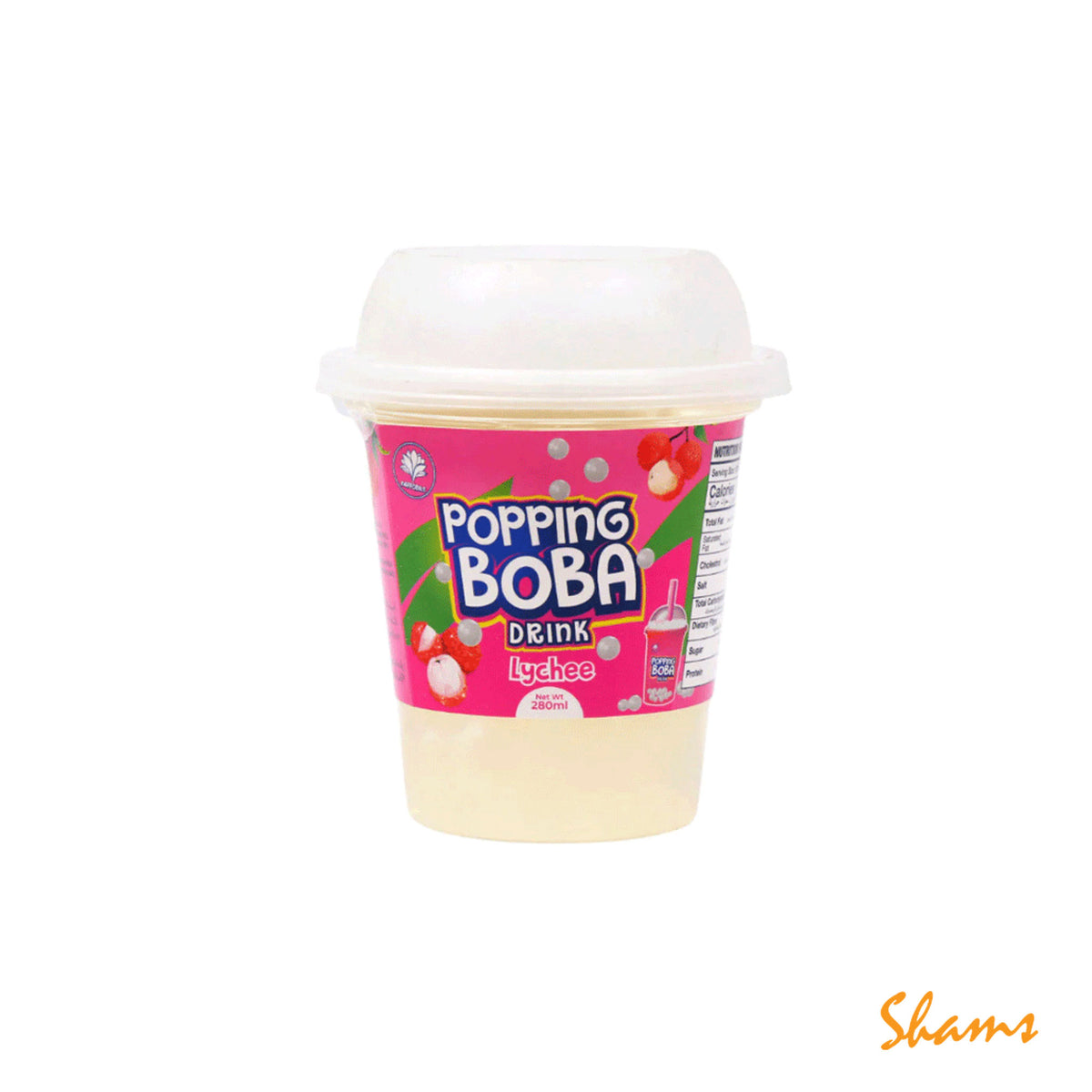 Popping Boba Drink Lychee 280ml
