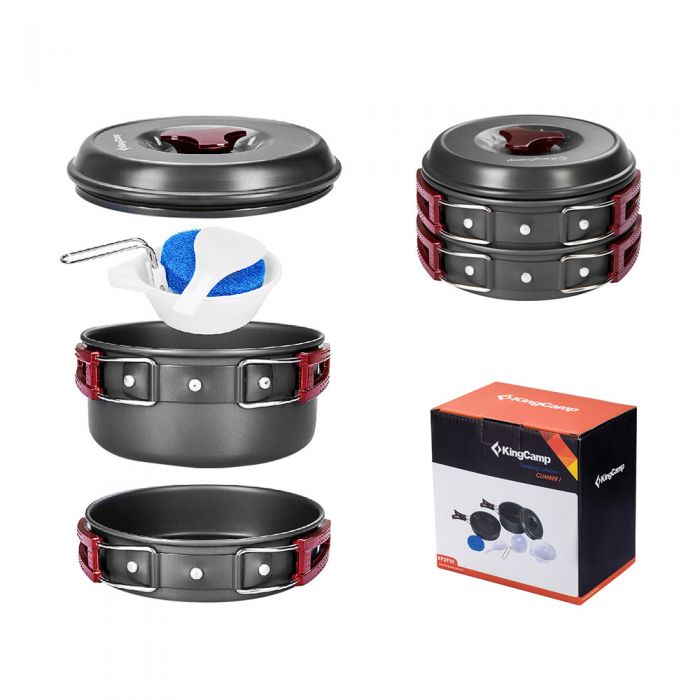 King Camp KC Night Stalker Cookware Set KA 2126 - Shams Shopping Centre King Camp  