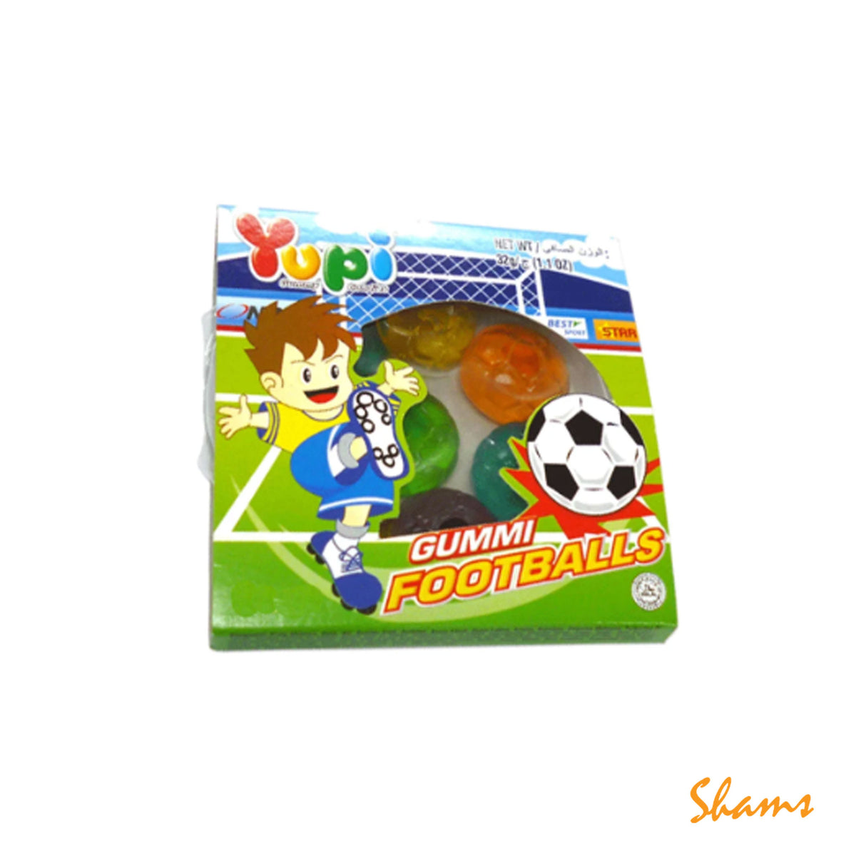 Poppin Gummy Footballs Jelly Candy 15g