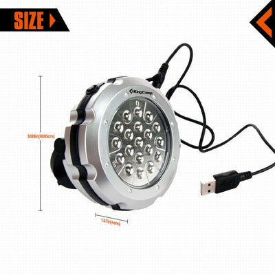 King Camp Rain Proof Silver Led Light KA3101 - Shams Shopping Centre King Camp  