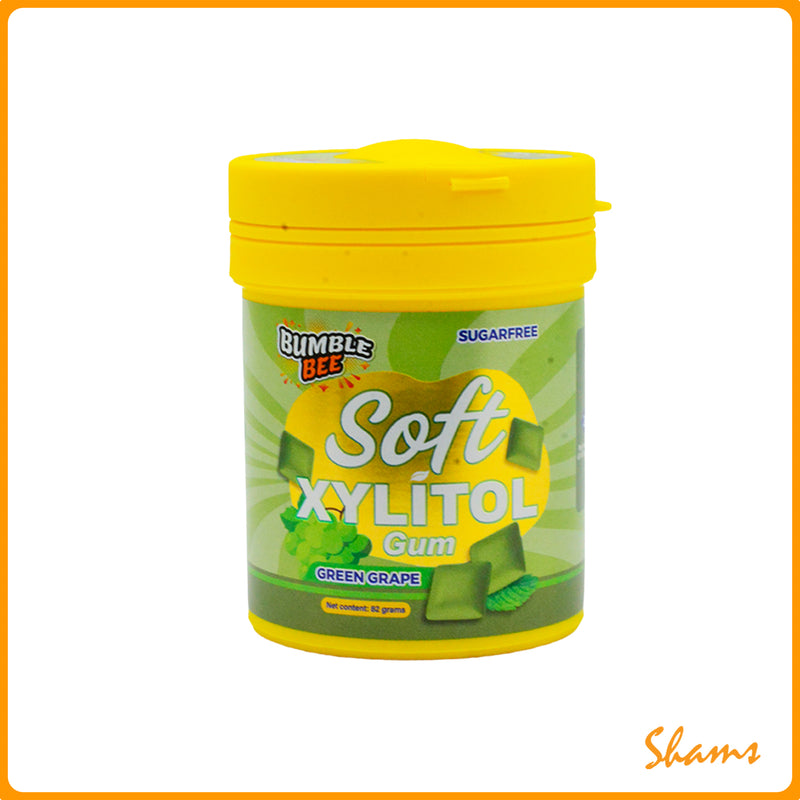 Bumble Bee Soft Xylitol Suger Free Gum Green Apple 82g