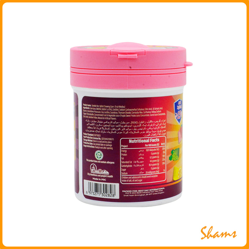 Bumble Bee Soft Xylitol Suger Free Gum Fruit Medley 82g