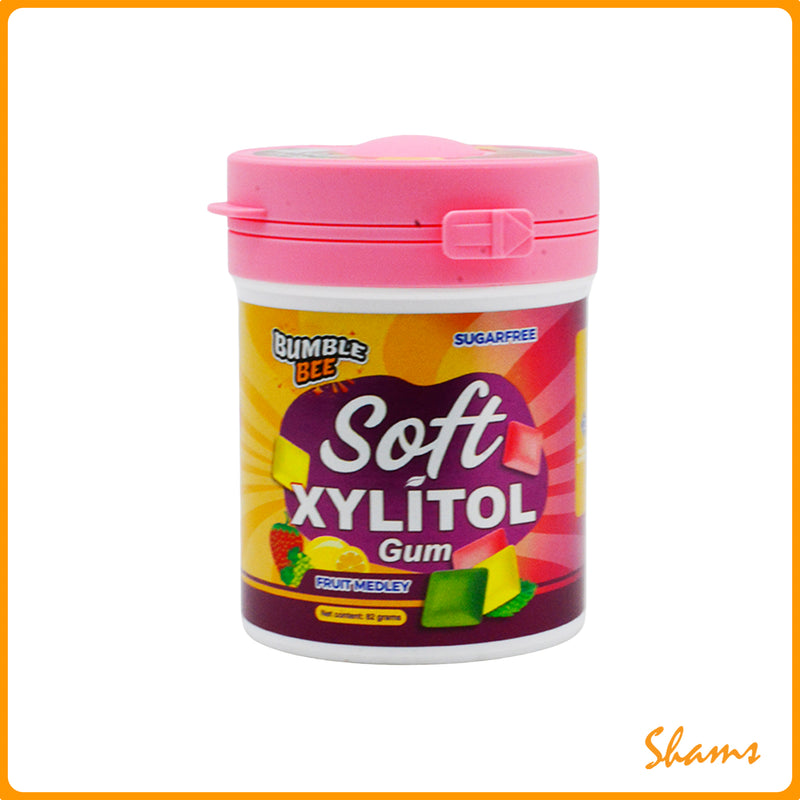 Bumble Bee Soft Xylitol Suger Free Gum Fruit Medley 82g