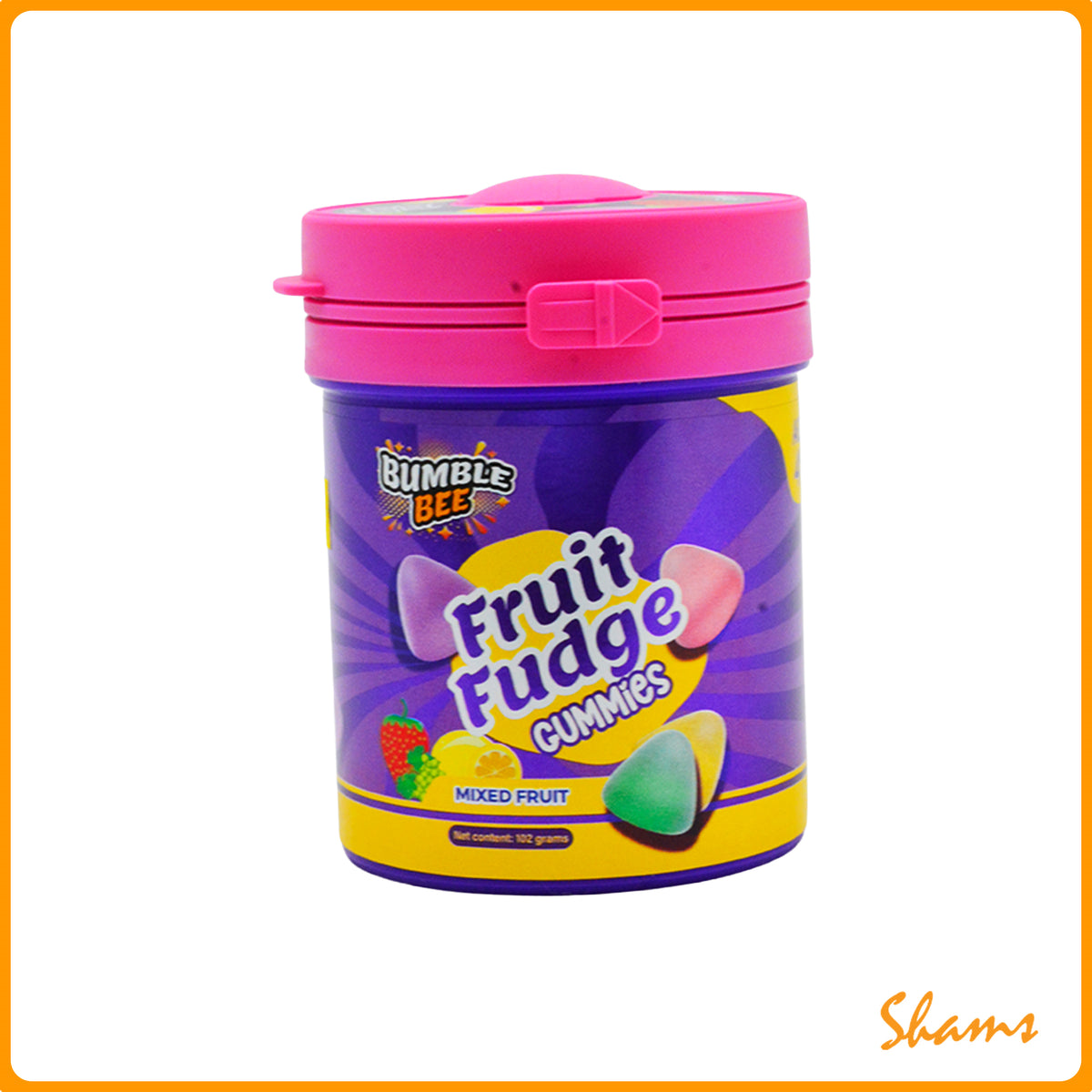 Bumble Bee Fruit Fudge Gummies 102g