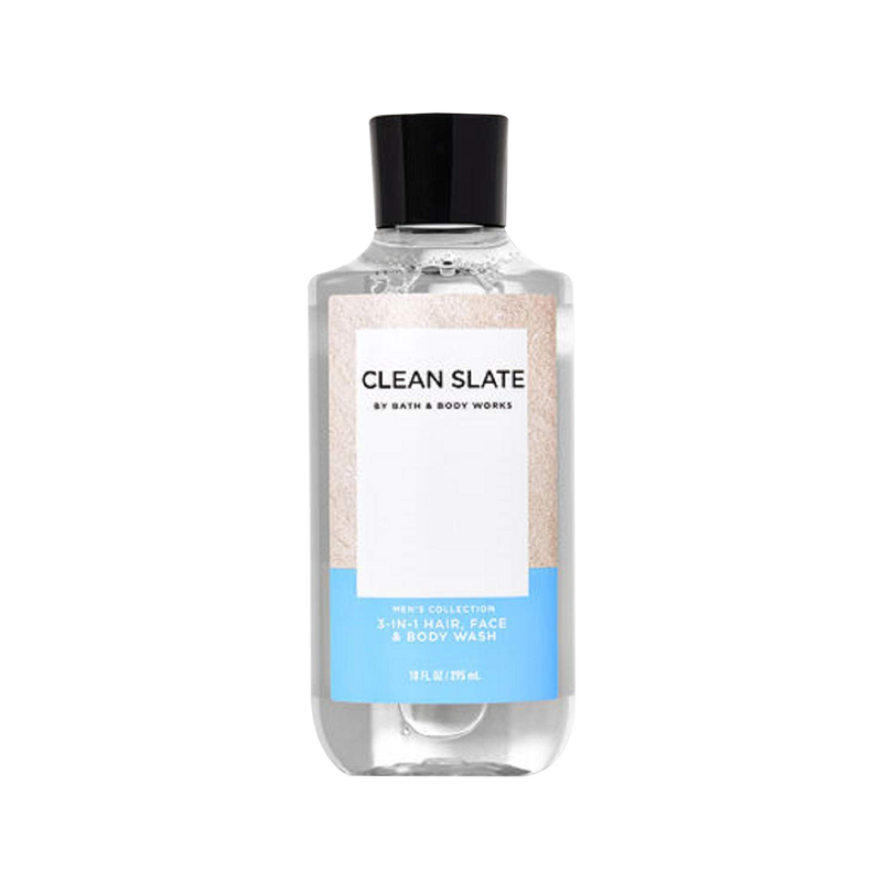 BBW Clean Slate 3 in 1 Hair Face & Body Wash 295ml