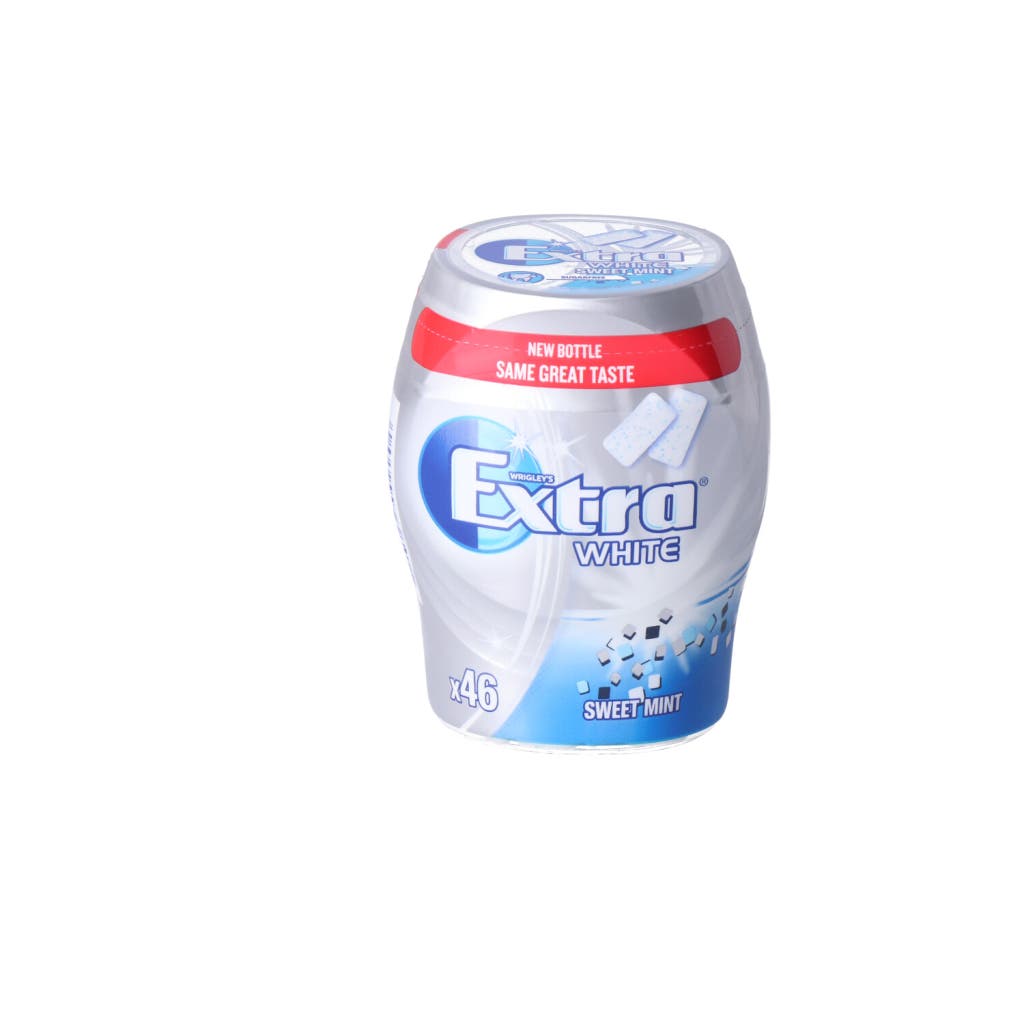 Wrigleys White Sweet Mint 46p Bottle 64g - Shams Shopping Centre Wrigley'S  