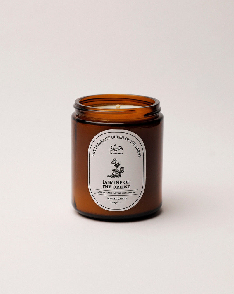 Dastaangoi Jasmine Of The Orient 8Oz Scented Candle - Shams Shopping Centre Dastaangoi  