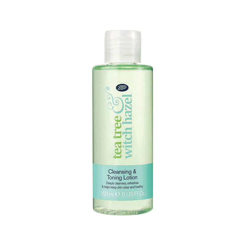 Boots Tea Tree Witch Hazel Cleansing & Toning Day+Night Lotion 150ml