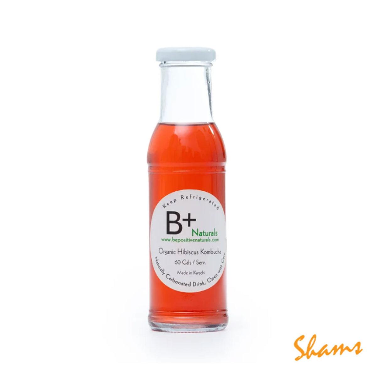 B+ Naturals Organic Hisbiscus Kombucha