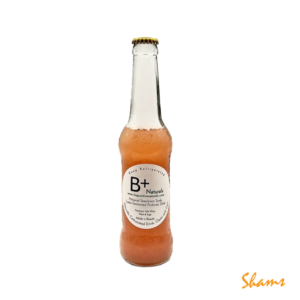 B+ Naturals Artisanal Strawberry Soda