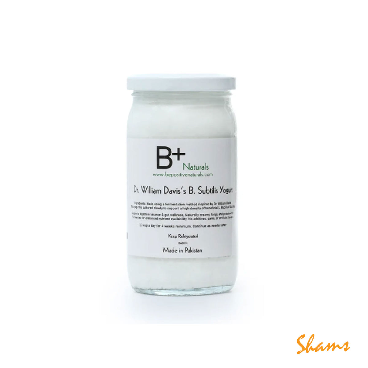 B+ Naturals SIBO Yogurt 360ml