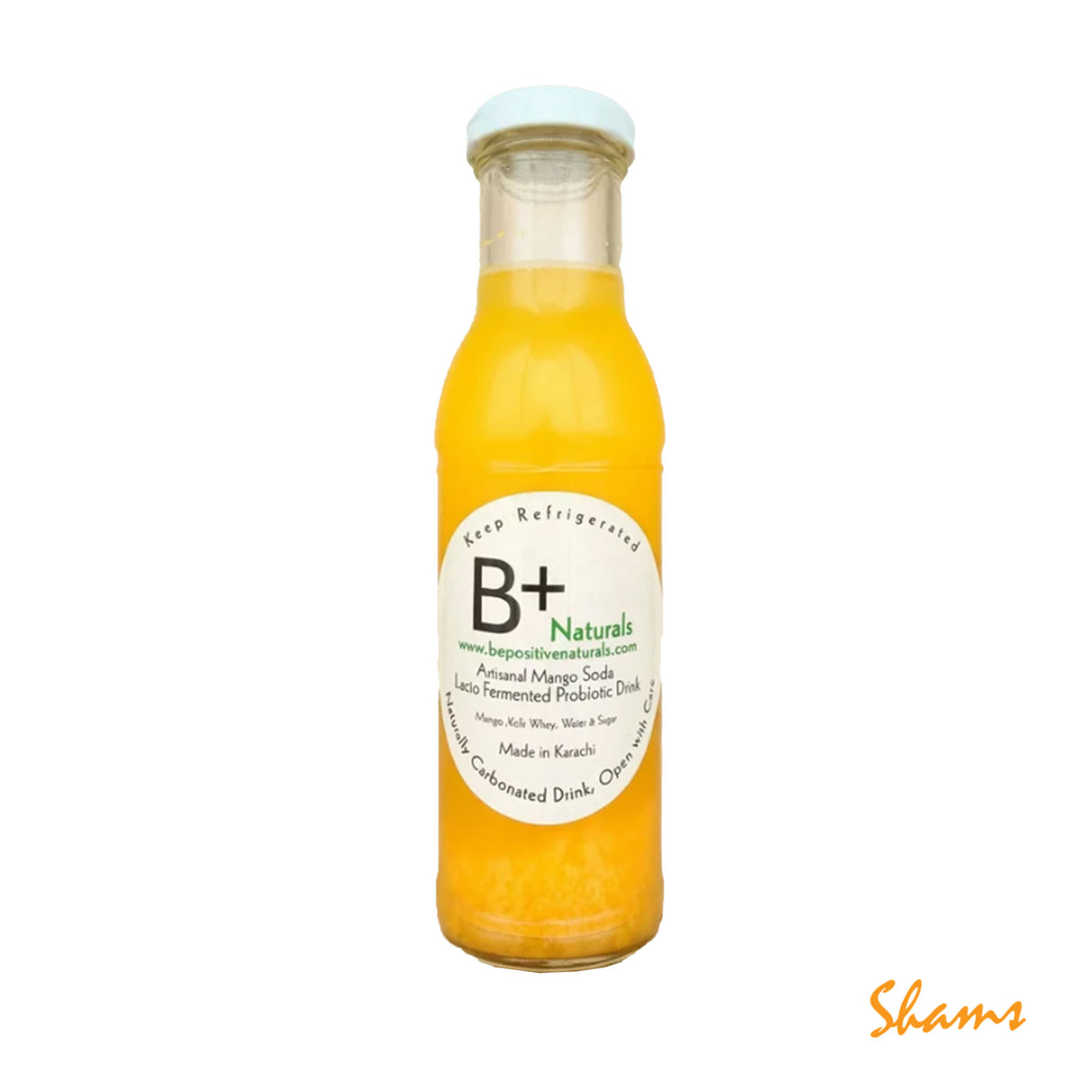 B+ Naturals Artisanal Mango Soda