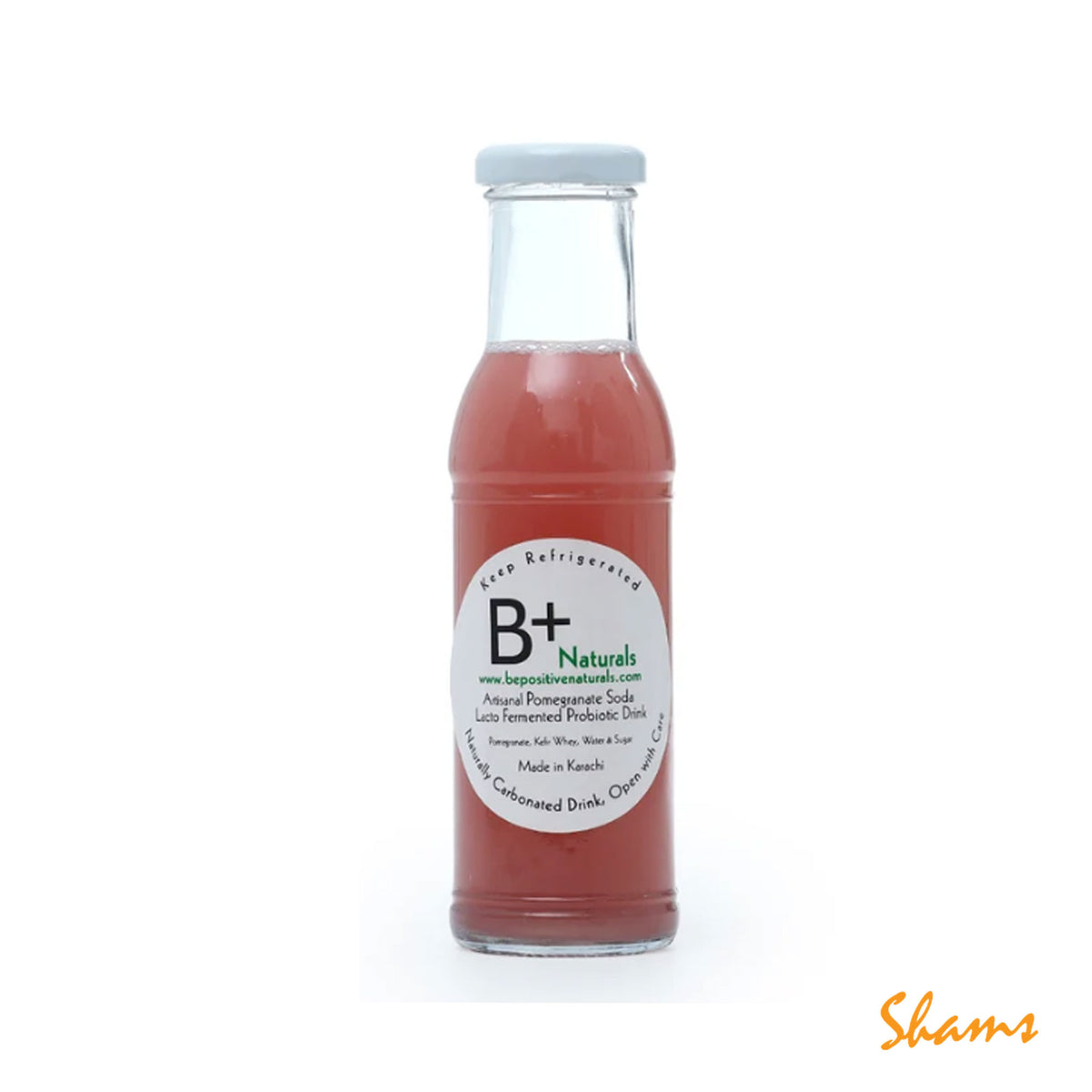 B+ Naturals Pomegranate Soda