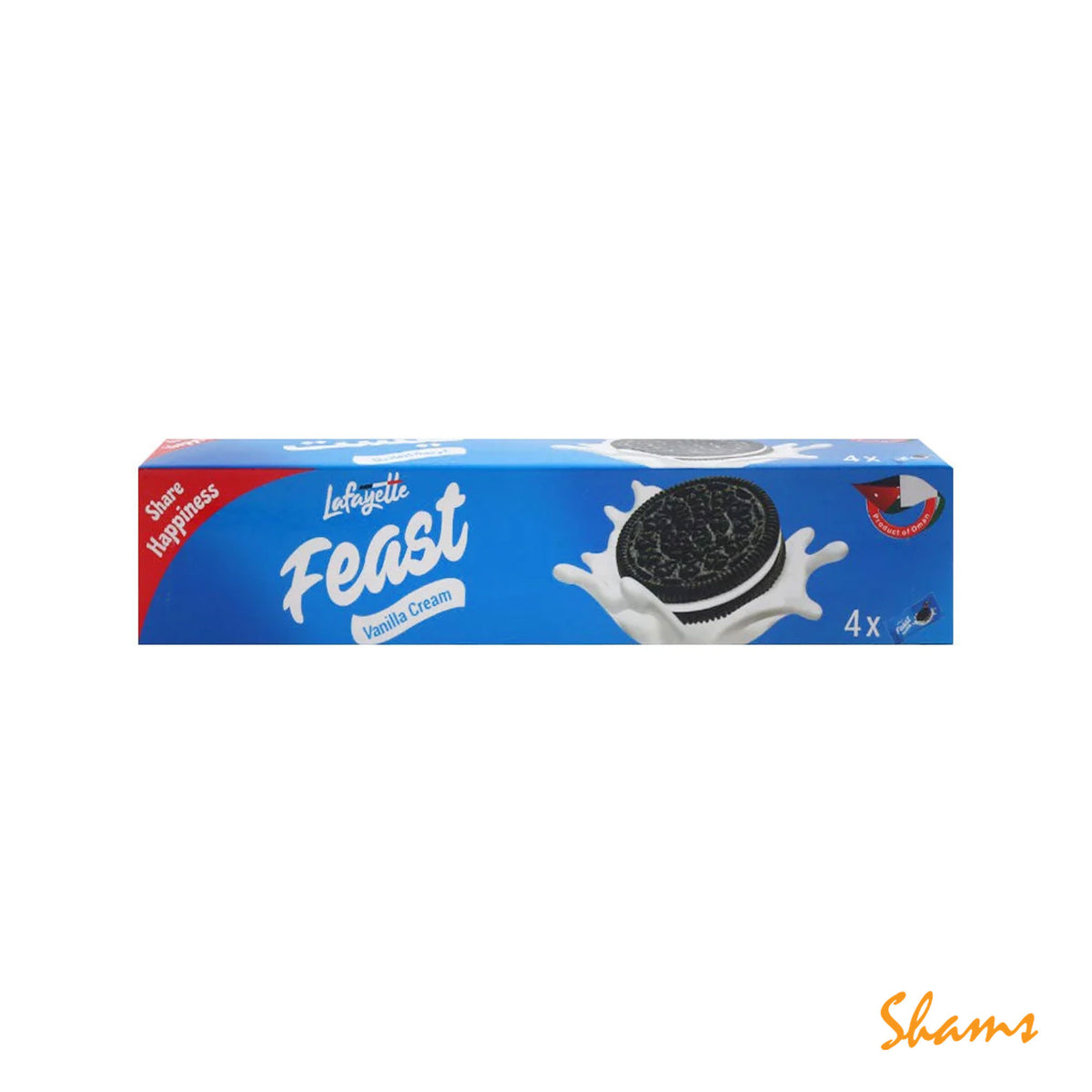 Lafayette Feast Vanilla Cream Cookies 125g