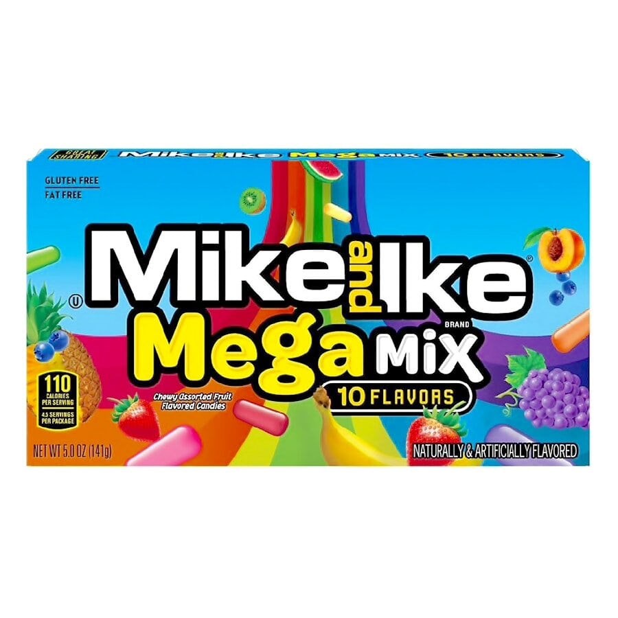 Mike And Ike Mega Mix Theater Box 141g - Shams Shopping Centre Mike and Ike  