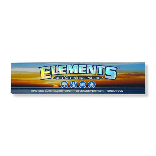 Elements King Size Slim Rolling Paper Blue - Shams Shopping Centre Elements  