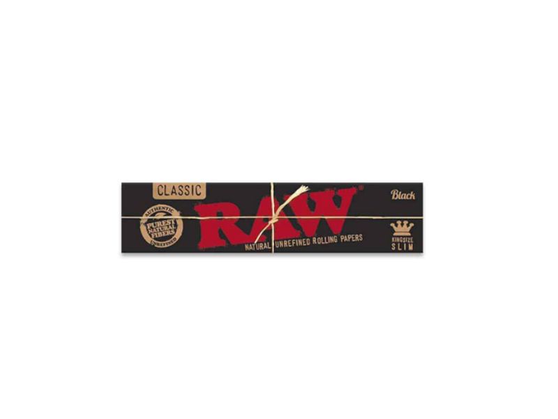 RAW Classic Black Connoisseur King Size Slim Papers & Tips