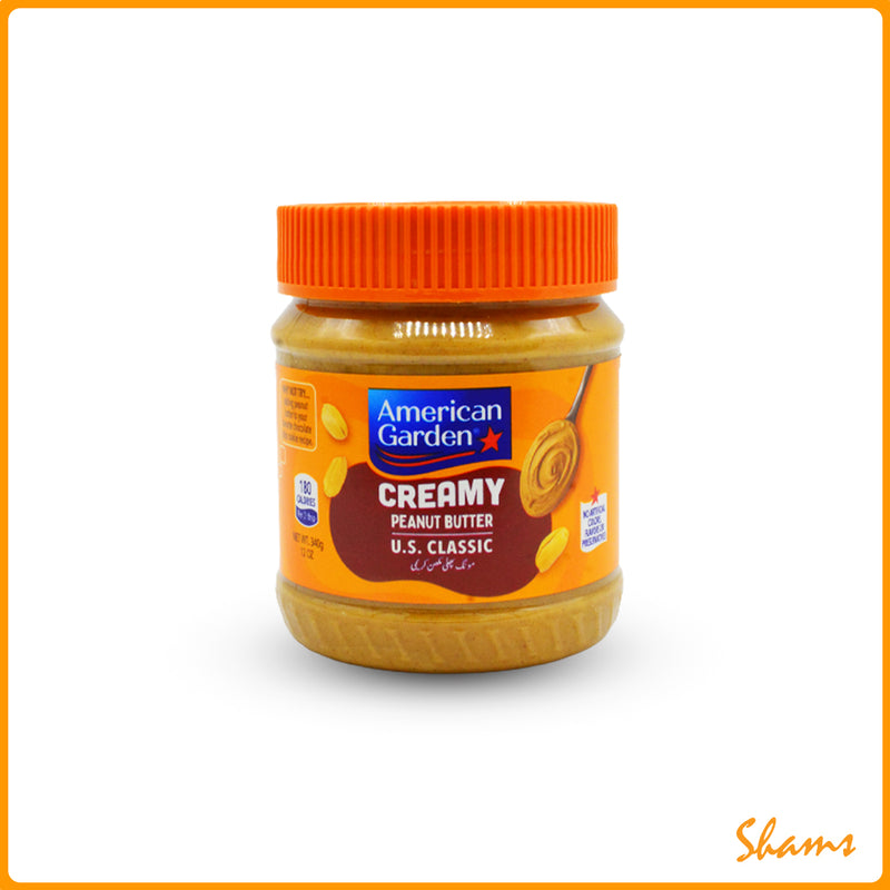 American Garden Peanut Butter Creamy 340g