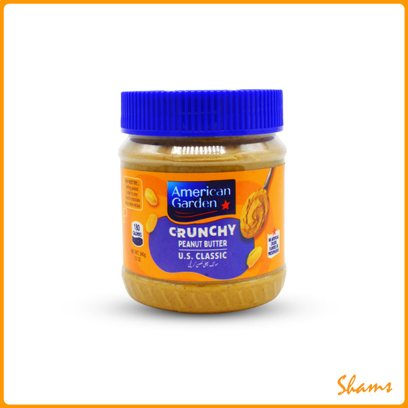 American Garden Peanut Butter Chunky 340g