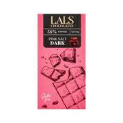 Lals Chocolate 56% Cocoa Pink Salt Dark 85g - Shams Shopping Centre Lals  