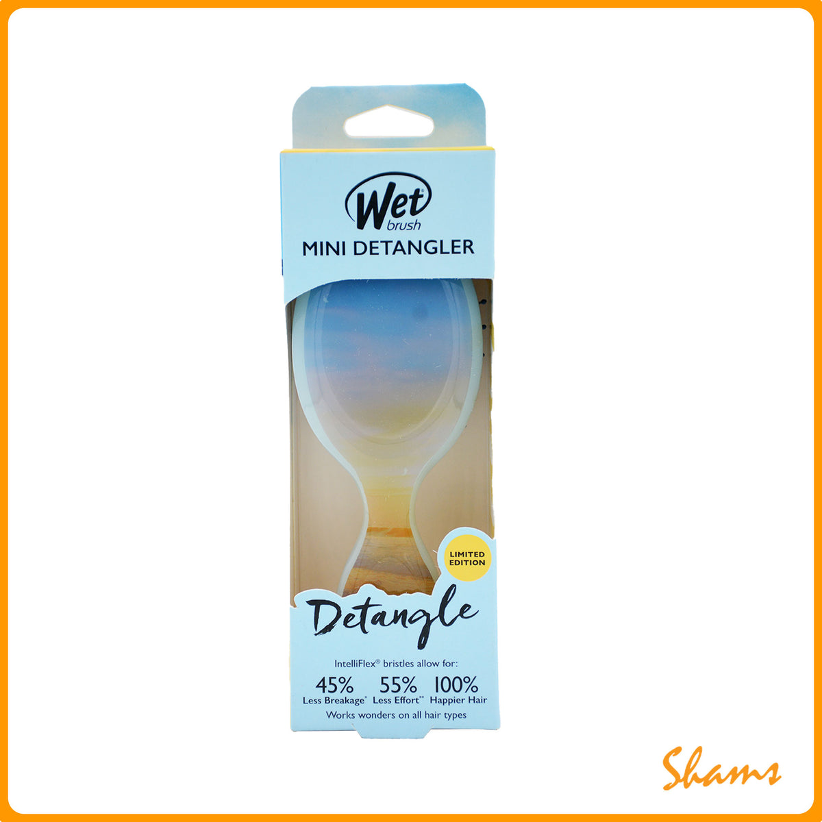 WB Mini Detangler-Desert Afterglow-Blue