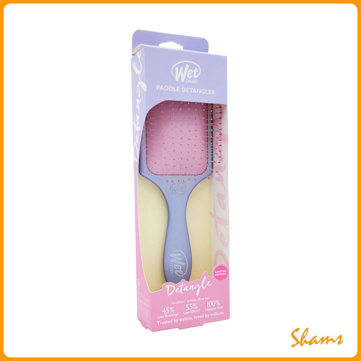 WB Paddle Detangler-Feel Good Ombre Pink/Purple