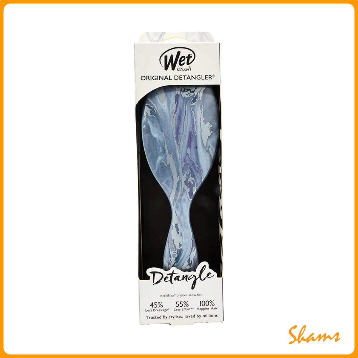 WB Original Detangler- Metallic Marble Silver
