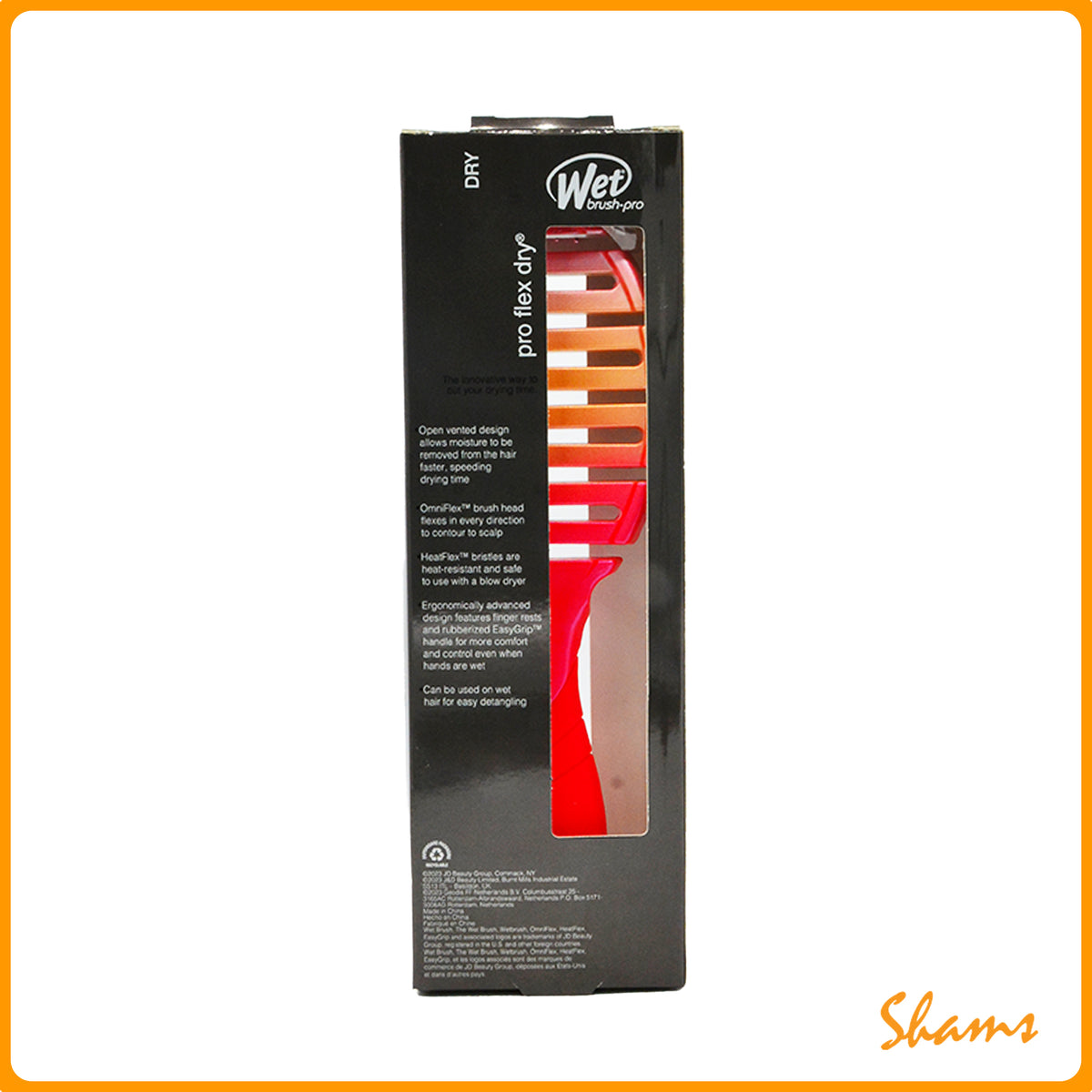 WB Pro Flex Dry Brush-Coral Ombre