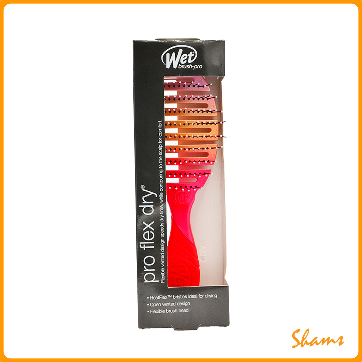 WB Pro Flex Dry Brush-Coral Ombre