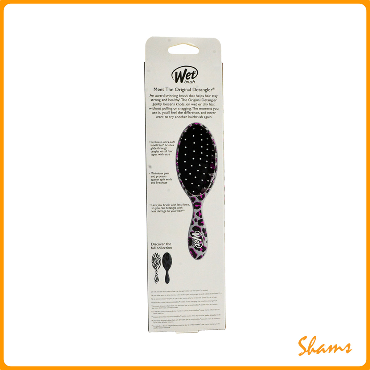 WB Original Detangler- Safari Pink Leopard