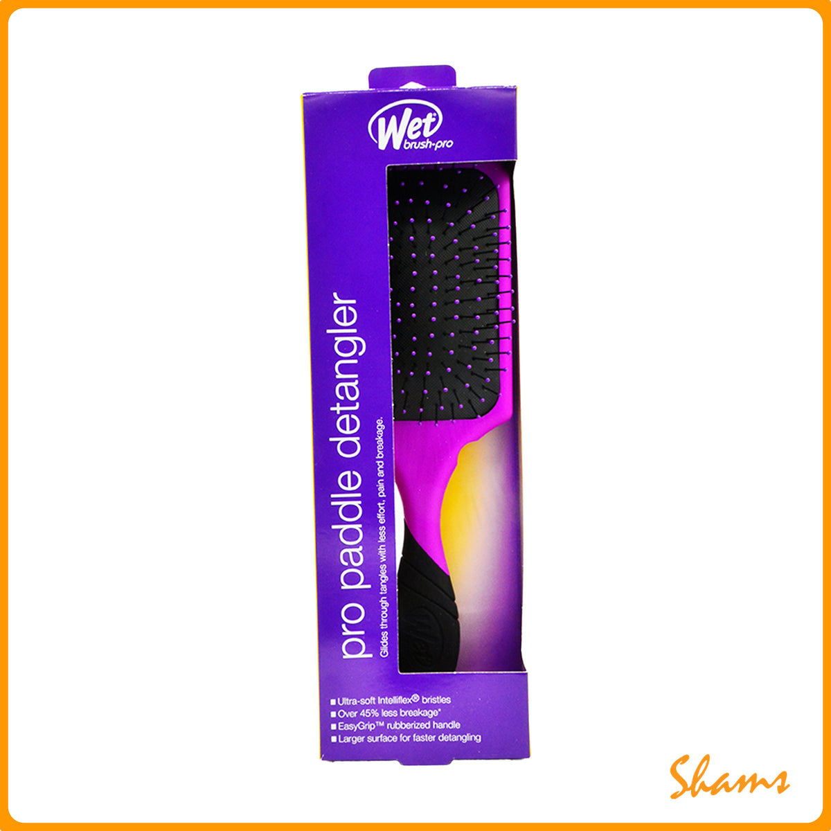 WB Pro Paddle Detangler-Purple