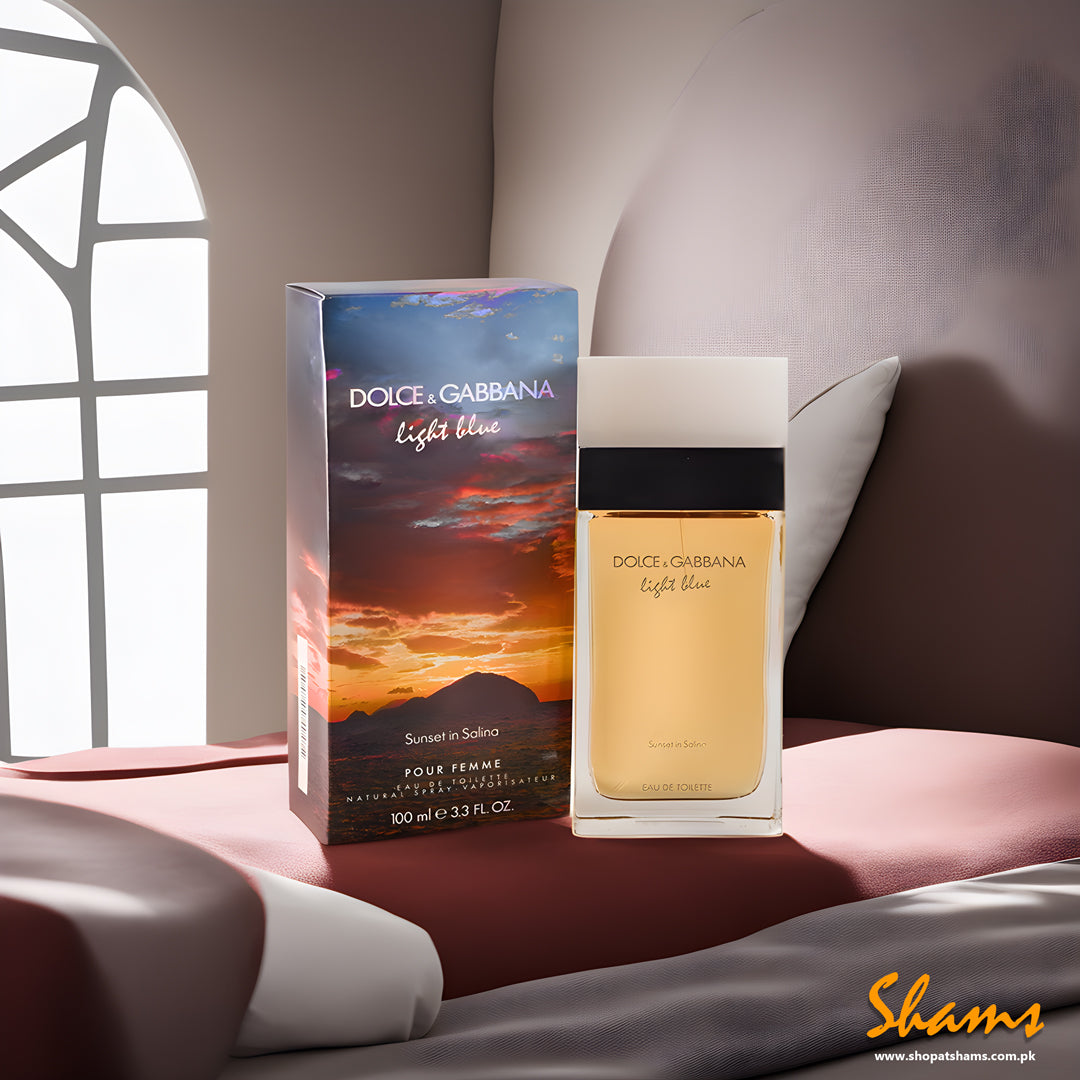 D&G Light Blue Sunset in Salina Pour Femme EDT 100ml - Shams Shopping Centre Dolce & Gabbana  
