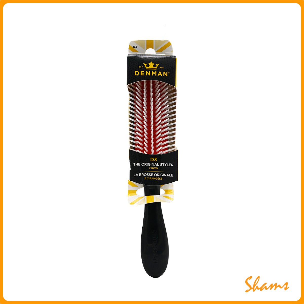 Denman The Original Styler Brush-Black D3