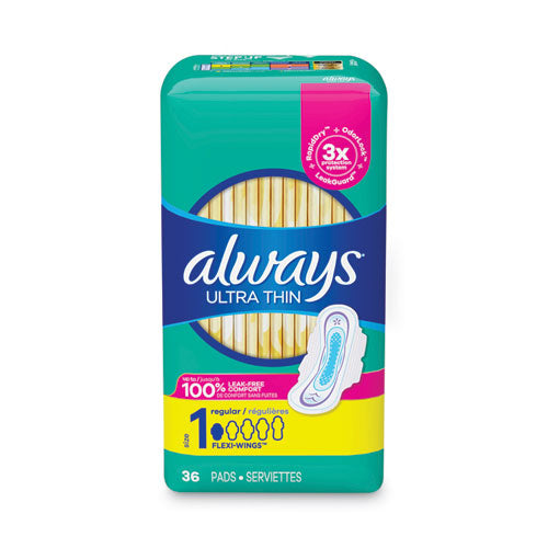 Always Pads Ultra Thin Size 1-36 Count Regular