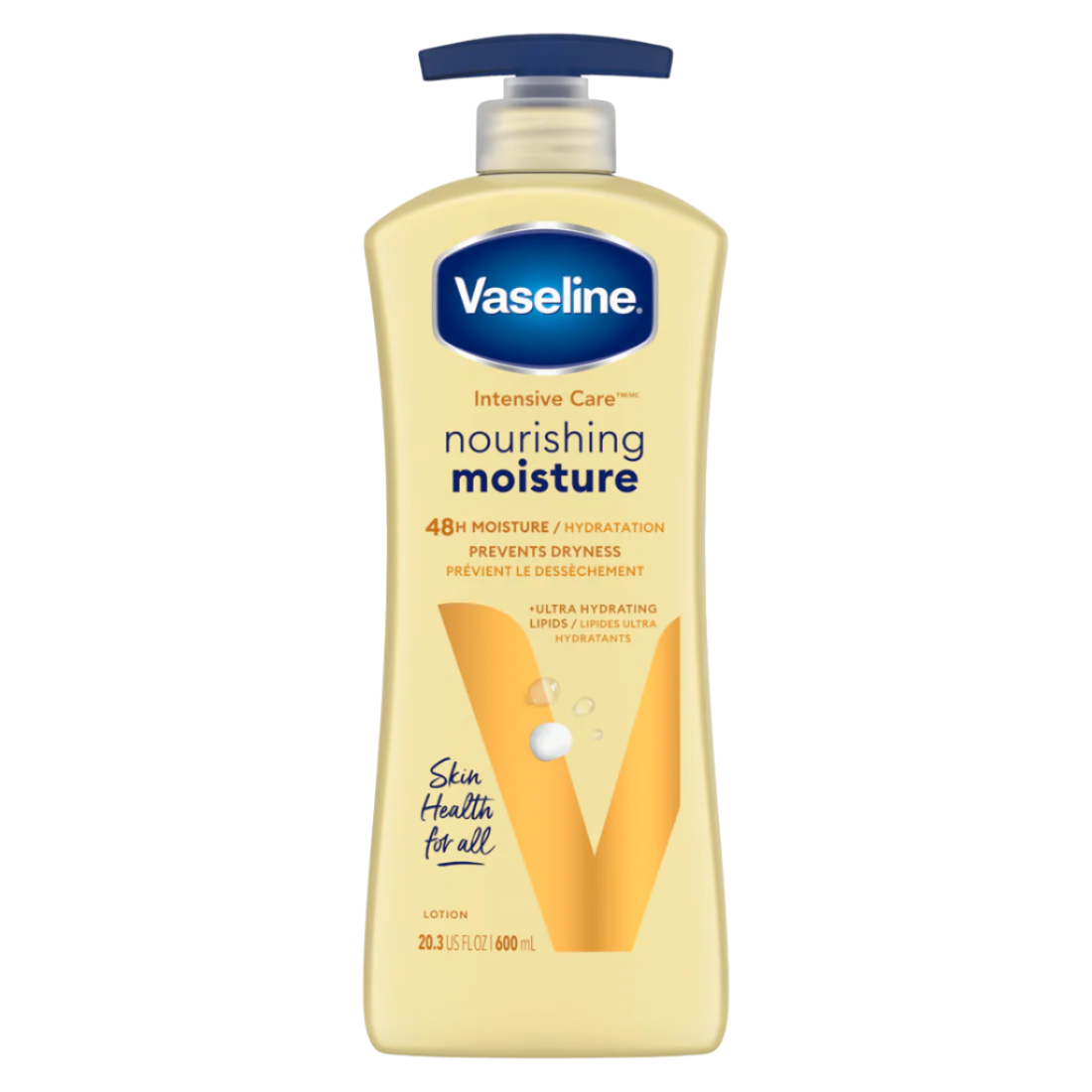 Vaseline Intensive Care Nourishing Moisture Lotion 600ml (20.3.Oz)