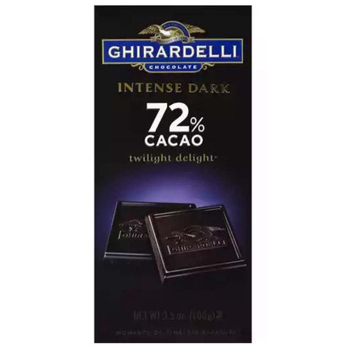 Ghirardelli Intense Dark 72% Cacao Chocolate 100g