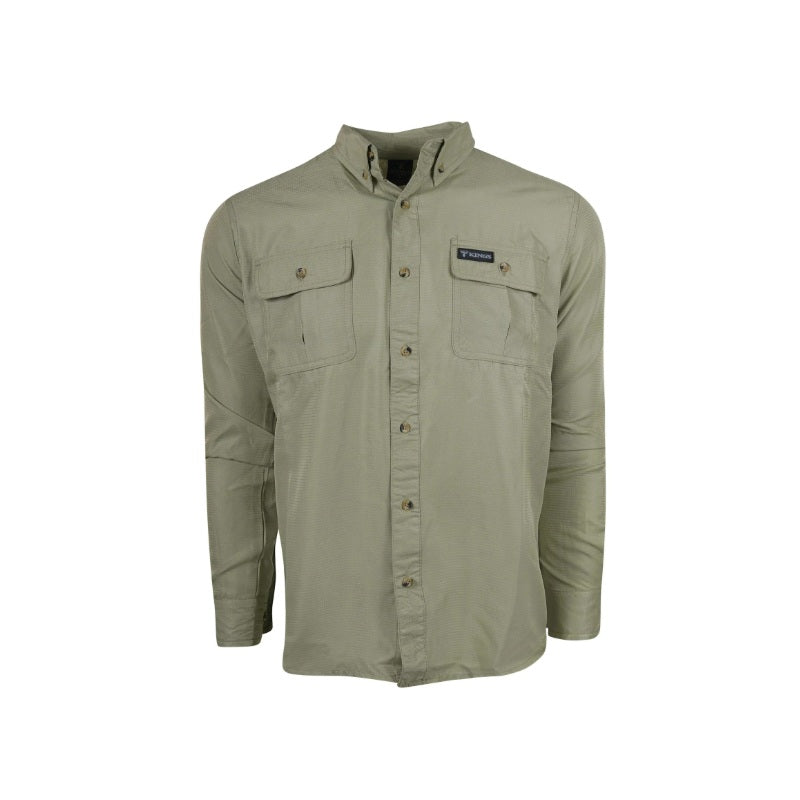 Kings Hunting Safari Long Sleeve Color KCnm1606-OLV Olive Size XL