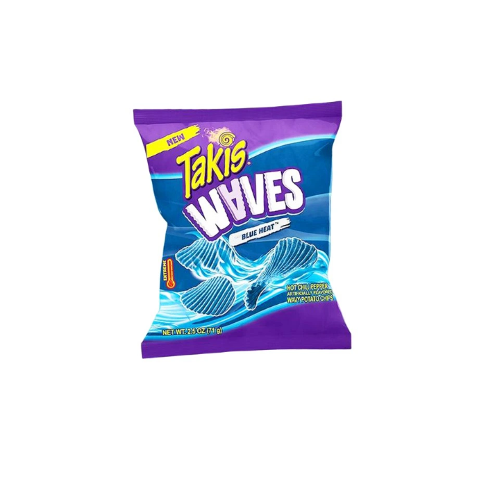 Takis Hot Waves Blue Heat Chips 71g
