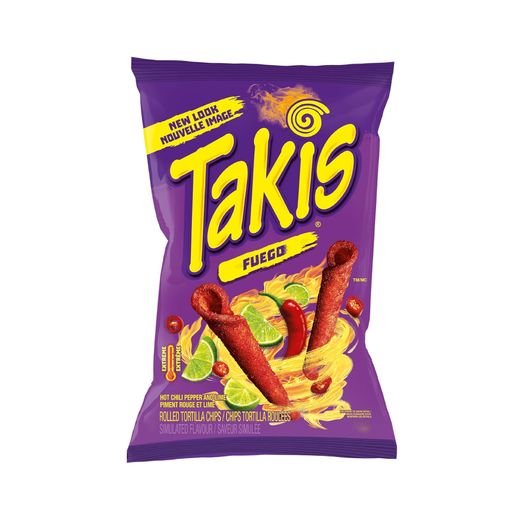 Takis Hot Chilli Pepper & Lime Tortilla Chips 200g