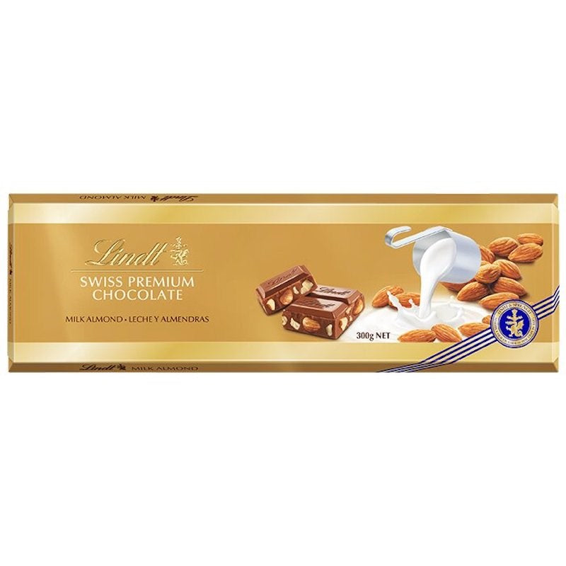 Lindt Swiss Premium Milk Almond Chocolate 300g