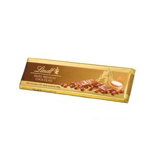 Lindt Swiss Premium Chocolate Milk Hazelnut 300g