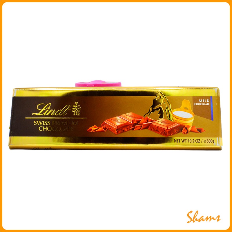 Lindt Swiss Premium Milk Chocolate Bar 300g