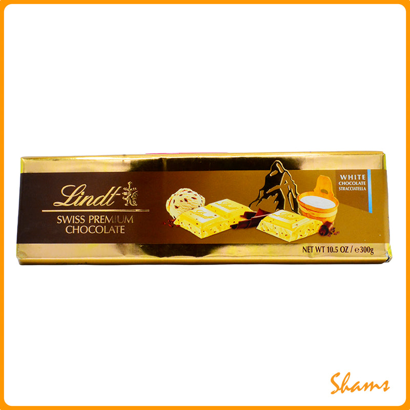 Lindt Swiss Premium White Chocolate Bar 300g
