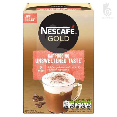 Nescafe Gold Cappuccino Unsweetened Taste 113.6g - Shams Shopping Centre Nestle  