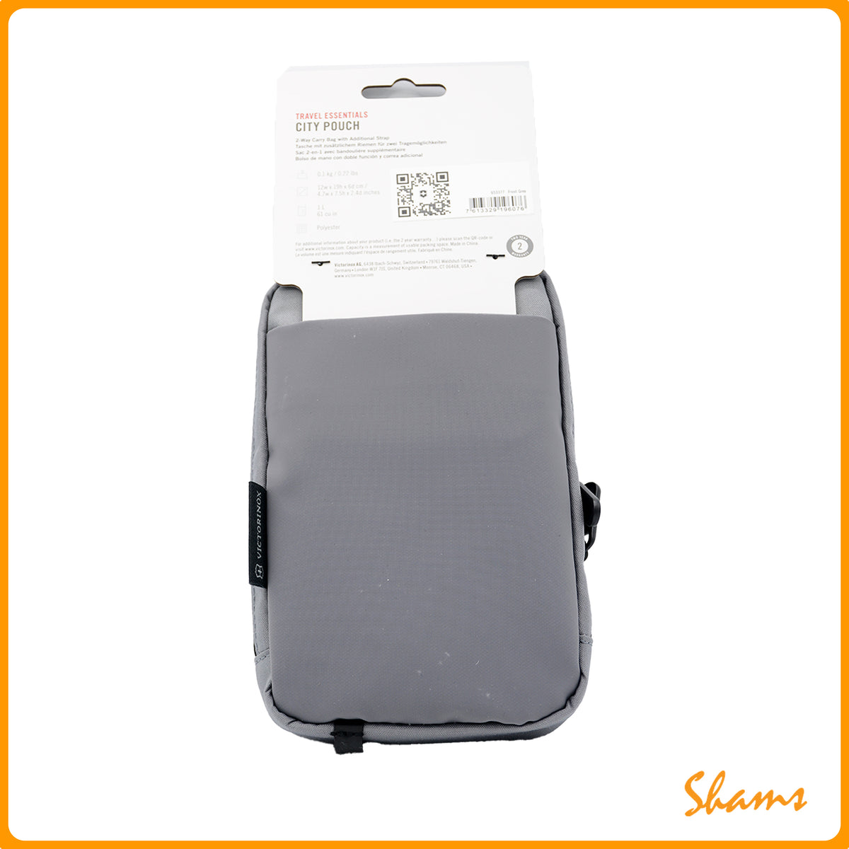 Victorinox Travel Essentials Security Neck Pouch-Grey 653377