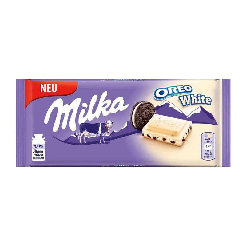 Milka Oreo White Chocolate Bar 100g