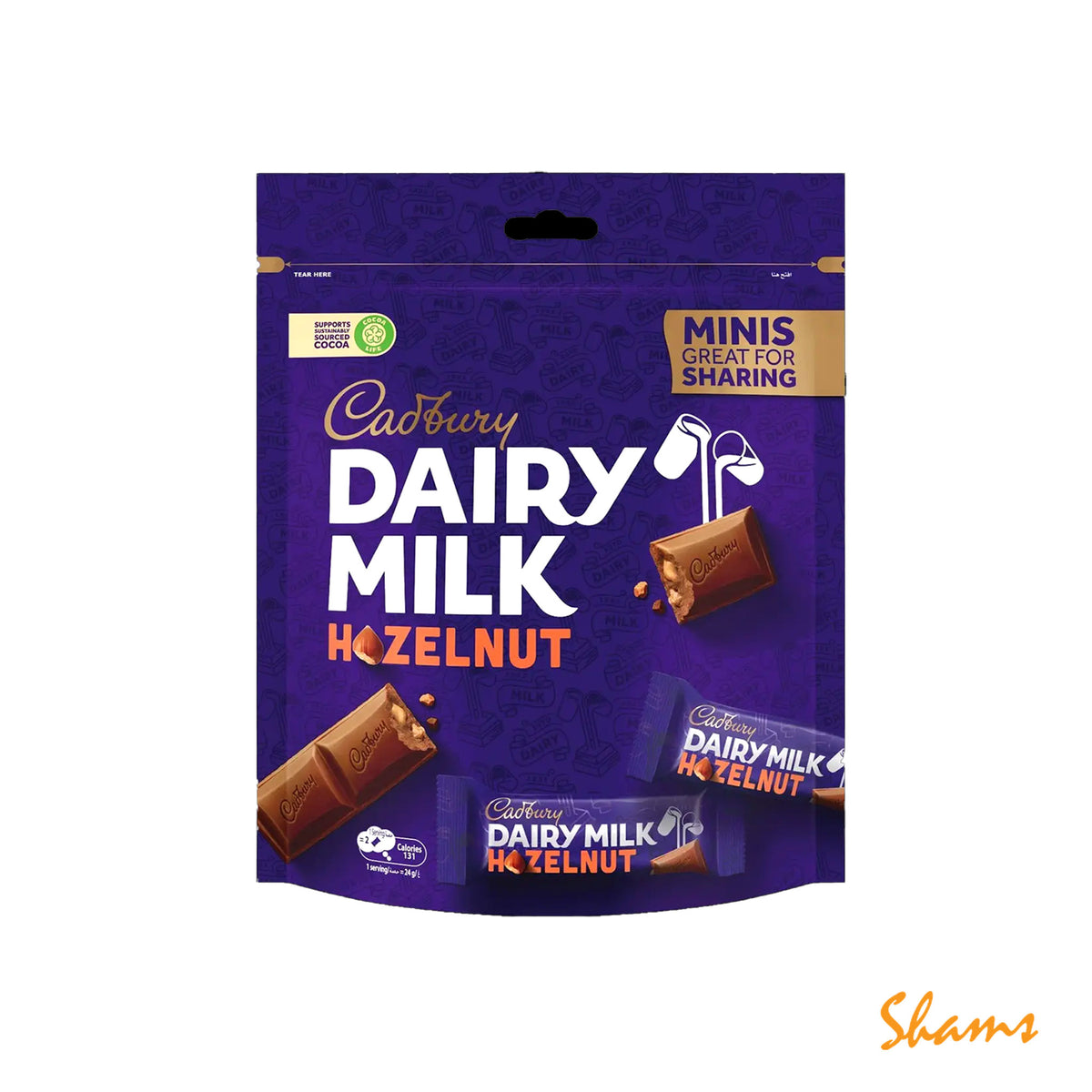 Cadbury Dairy Milk Hazelnut Chocolate Minis 156g