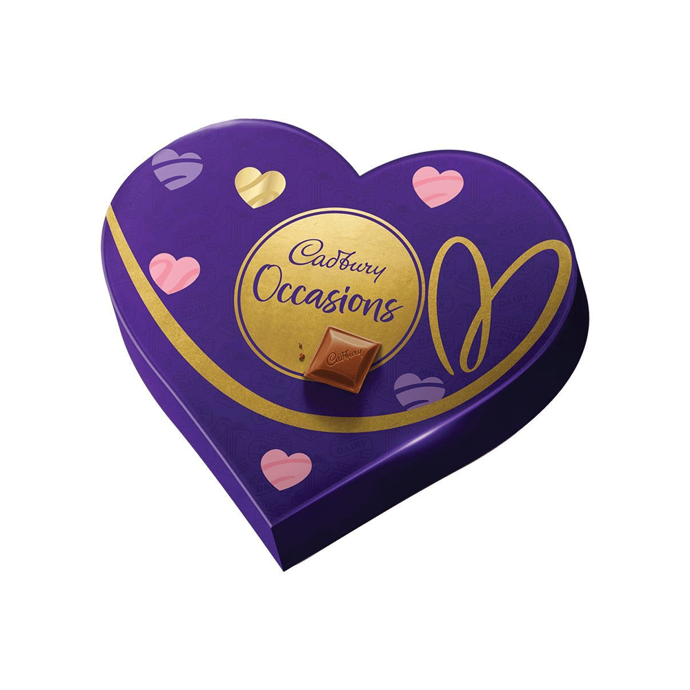 Cadbury Occasions Heart Tin 212g